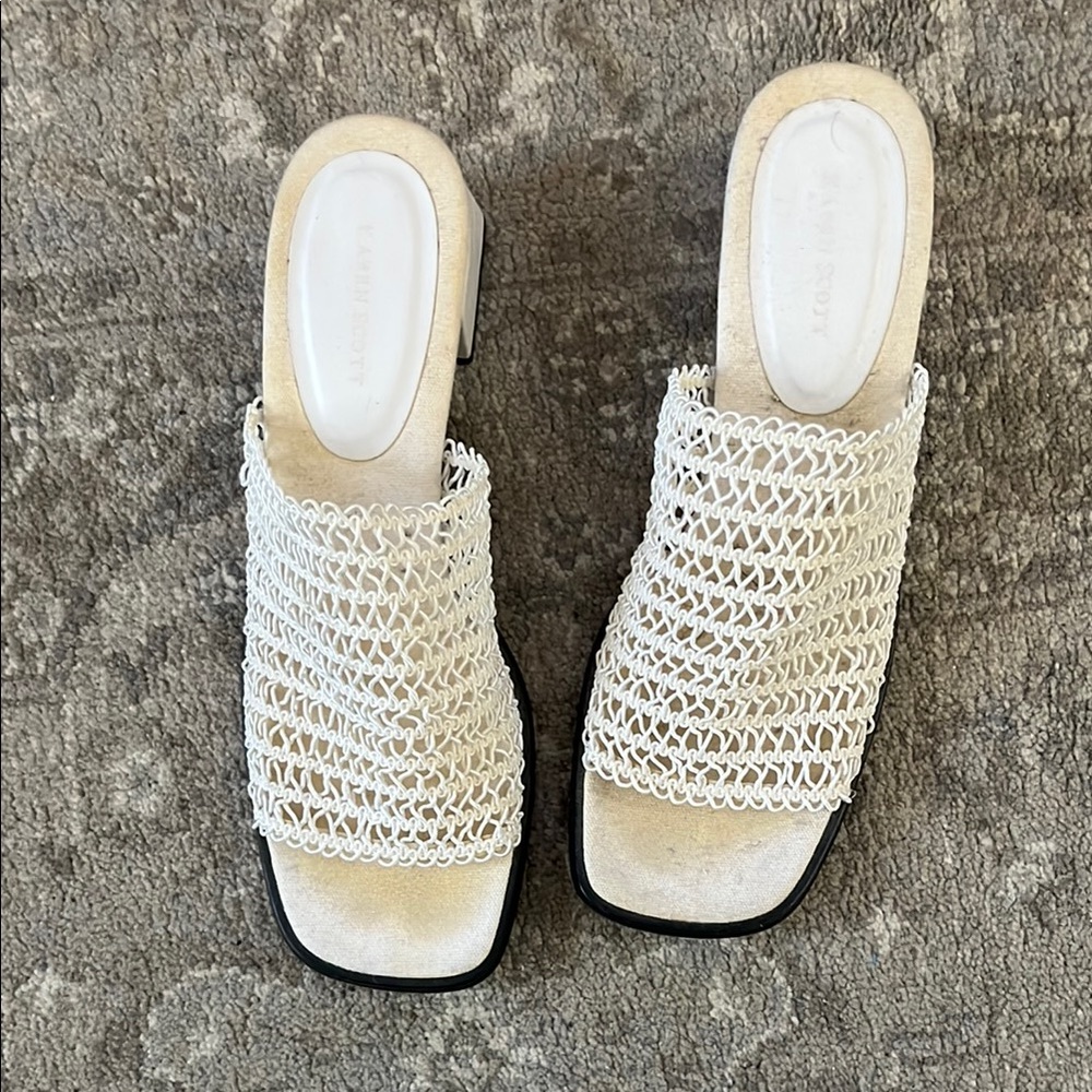 Karen Scott White Mules Comfortable Stylish Footwear